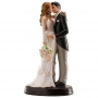 Figure sposi eleganti per torta nuziale
