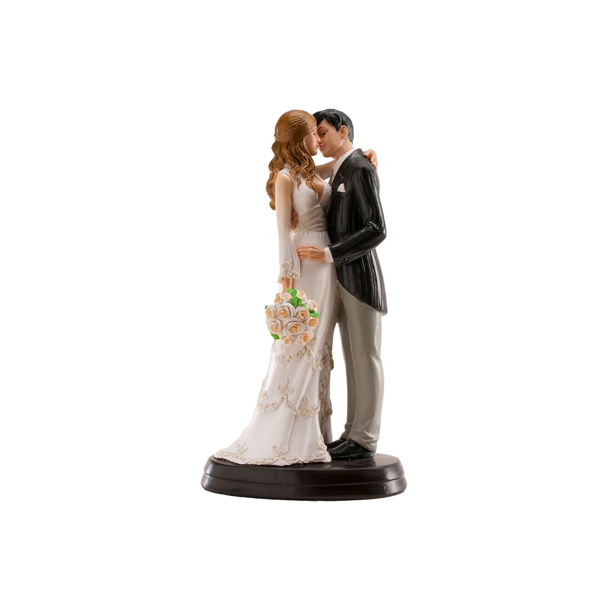 Figure sposi eleganti per torta nuziale
