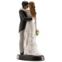 Figure sposi eleganti per torta nuziale