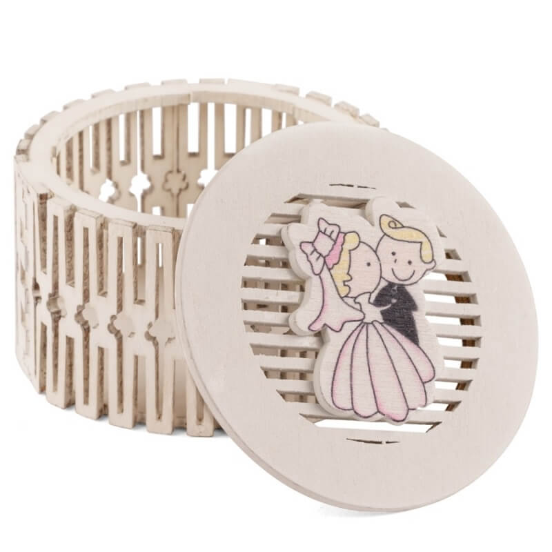 Scatola per matrimonio in legno