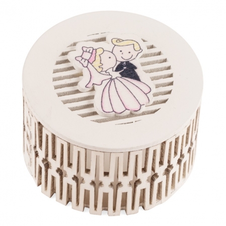 Scatola per matrimonio in legno