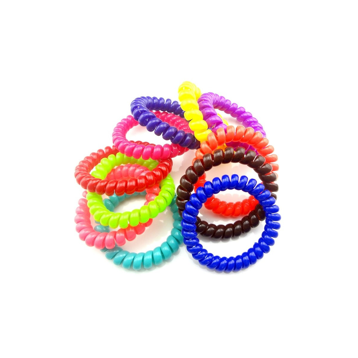 Braccialetti a spirale colorati per bambini Divertenti, comodi e resistenti
