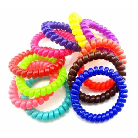Braccialetti a spirale colorati per bambini Divertenti, comodi e resistenti