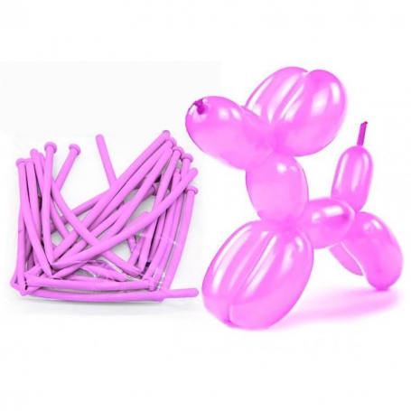 Pacchetto di palloncini modellabili rosa