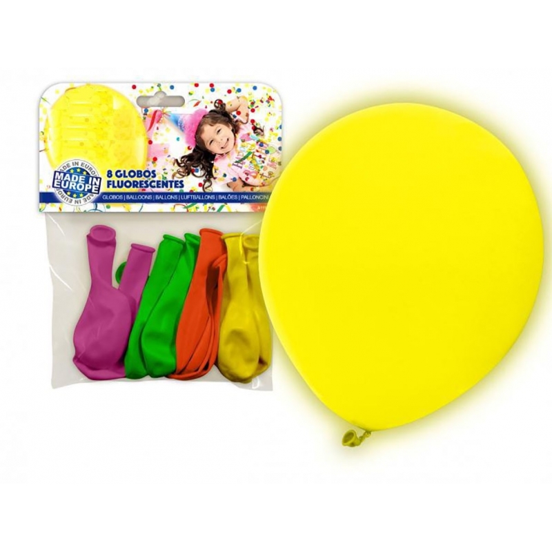Pacchetto di palloncini fluorescenti