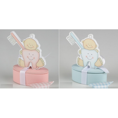 Scatola di denti di latte