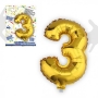 Globos di numeri metallici