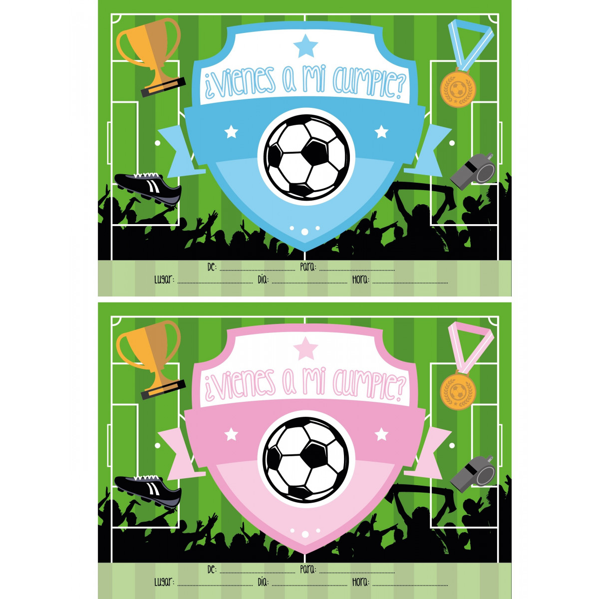 Inviti di compleanno di calcio