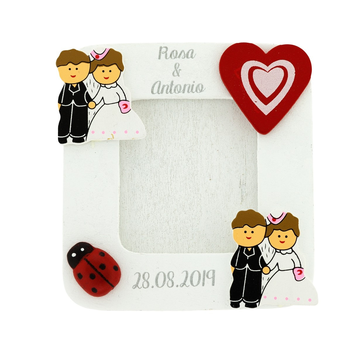Portafoto matrimonio personalizzato