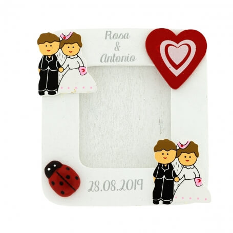 Portafoto matrimonio personalizzato