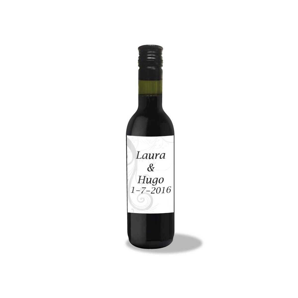 Matrimonio personalizzato di bottiglie di vino