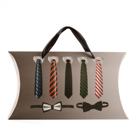 Coltello tascabile, torcia e portachiavi in una bella scatola presentata in una scatola di cartone con design cravatta