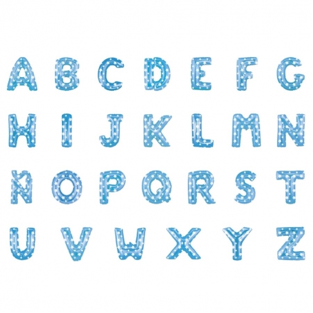 Lettere Di Palloncini Blu