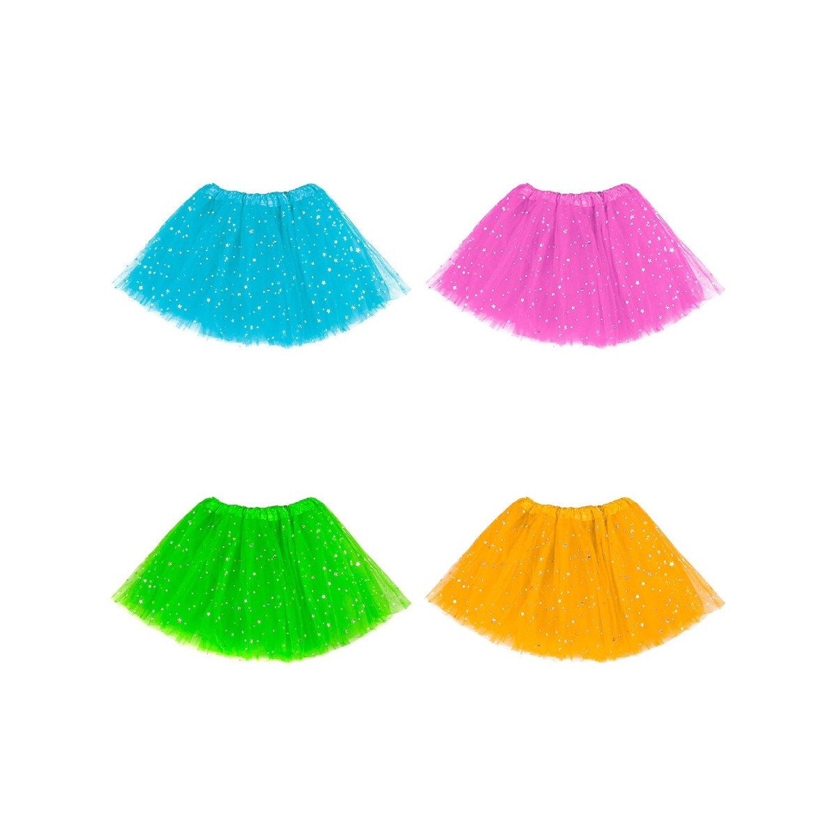 Tutu con stelle per costume adulto