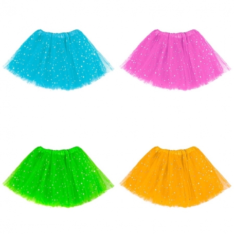 Tutu con stelle per costume adulto
