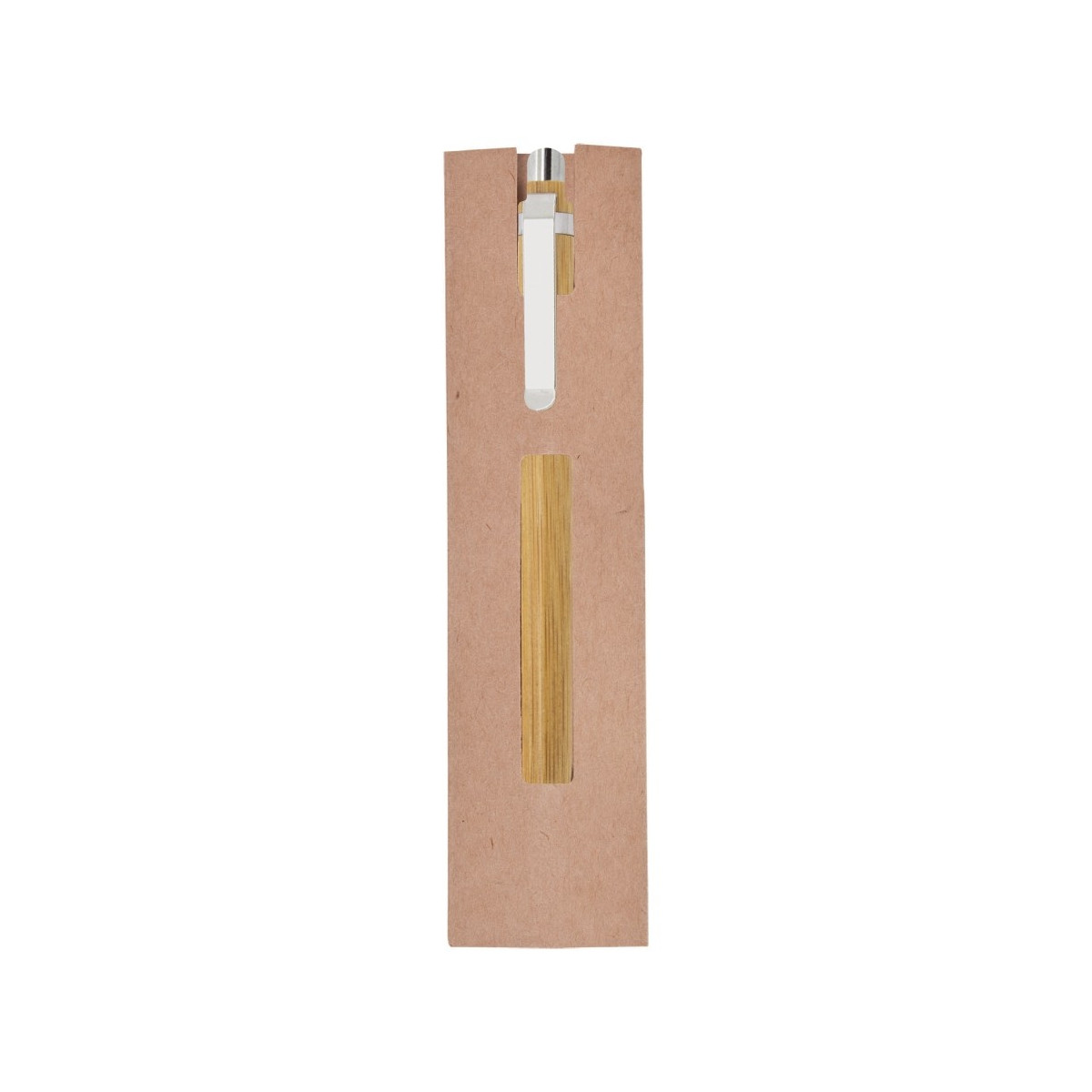 Penna in bambù con astuccio