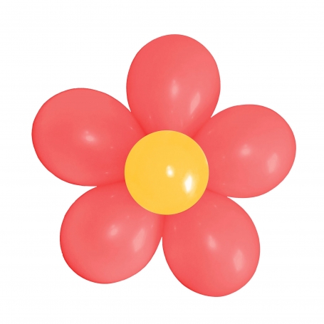 Fai Le Valigie Per Creare Un Fiore Di Palloncino