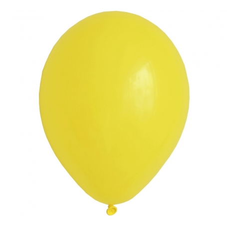 100 palloncini gialli lisci