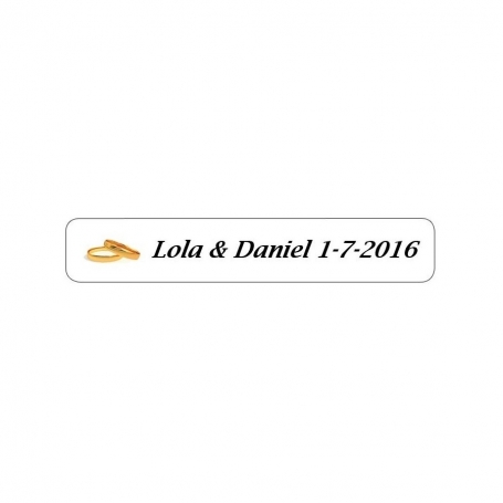 Penna elegante per matrimoni personalizzata