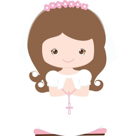 Cera per comunione personalizzata per bambina