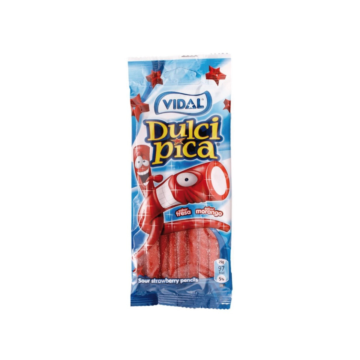 Liquirizia alla fragola con pica pica