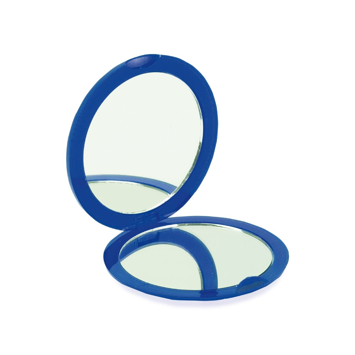 Specchio pieghevole doppio blu
