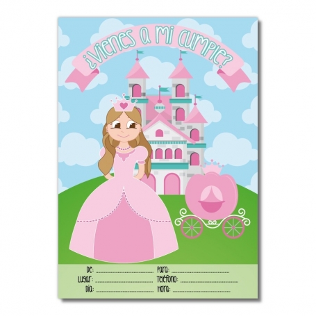 Invito per il compleanno di una principessa