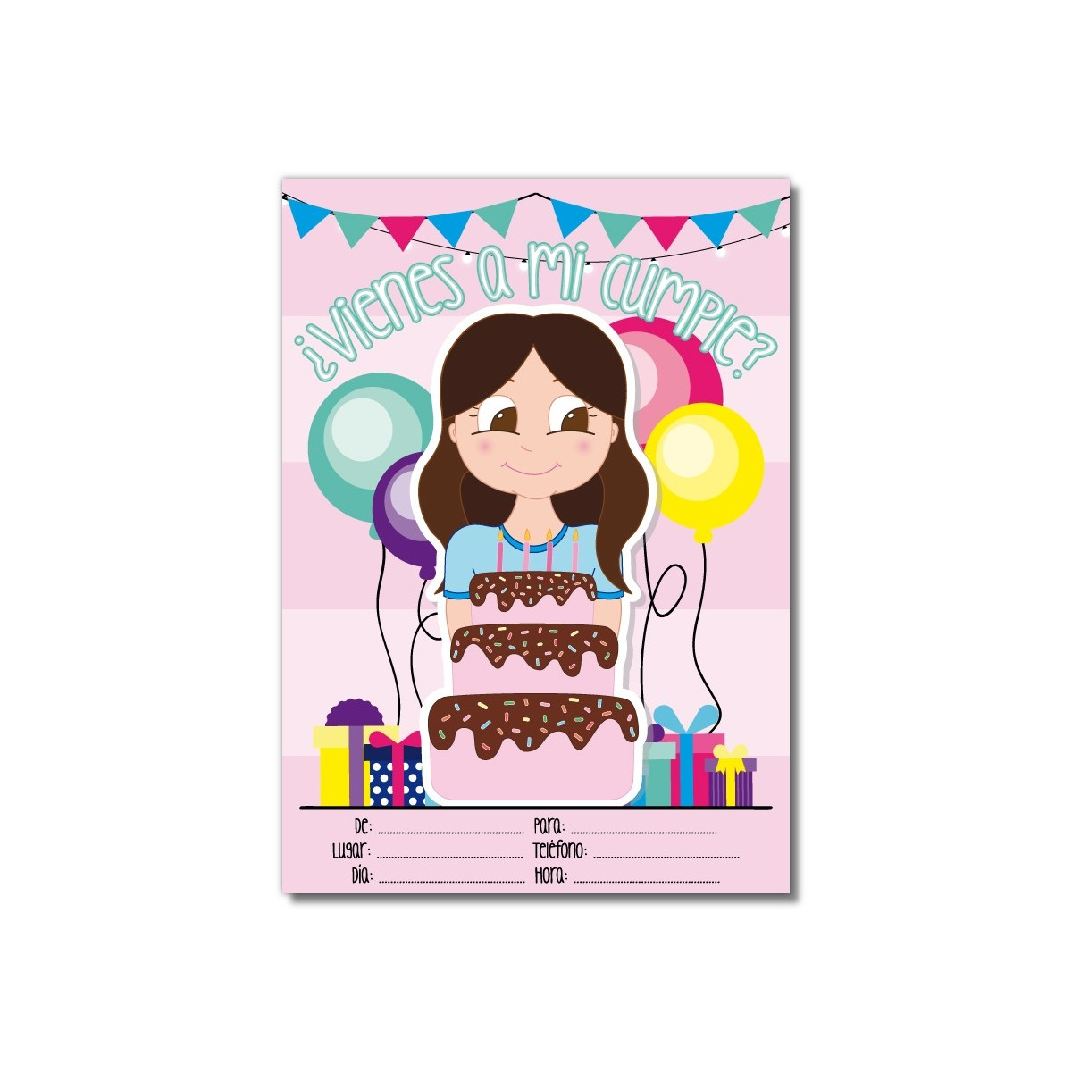 Inviti per compleanni di ragazze