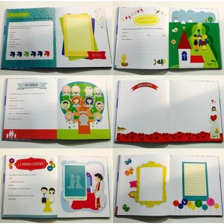Libro e valigetta comunione spighe