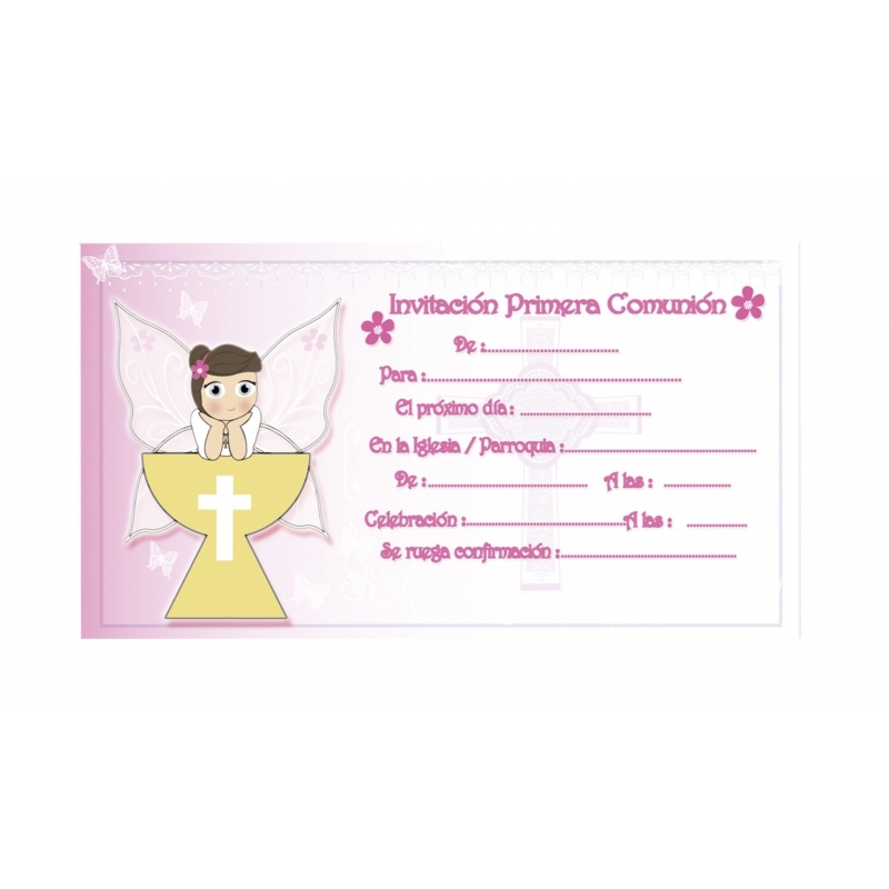 Invito di comunione bambina