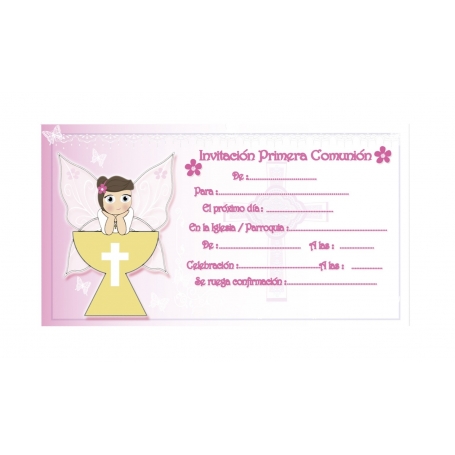 Invito di comunione bambina
