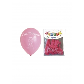 Amscan Pacco 10 Palloncini Per Prima Comunione - Scritta 'On Your First Communion', Trasparenti