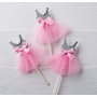 Pic ballerina grigio rosa