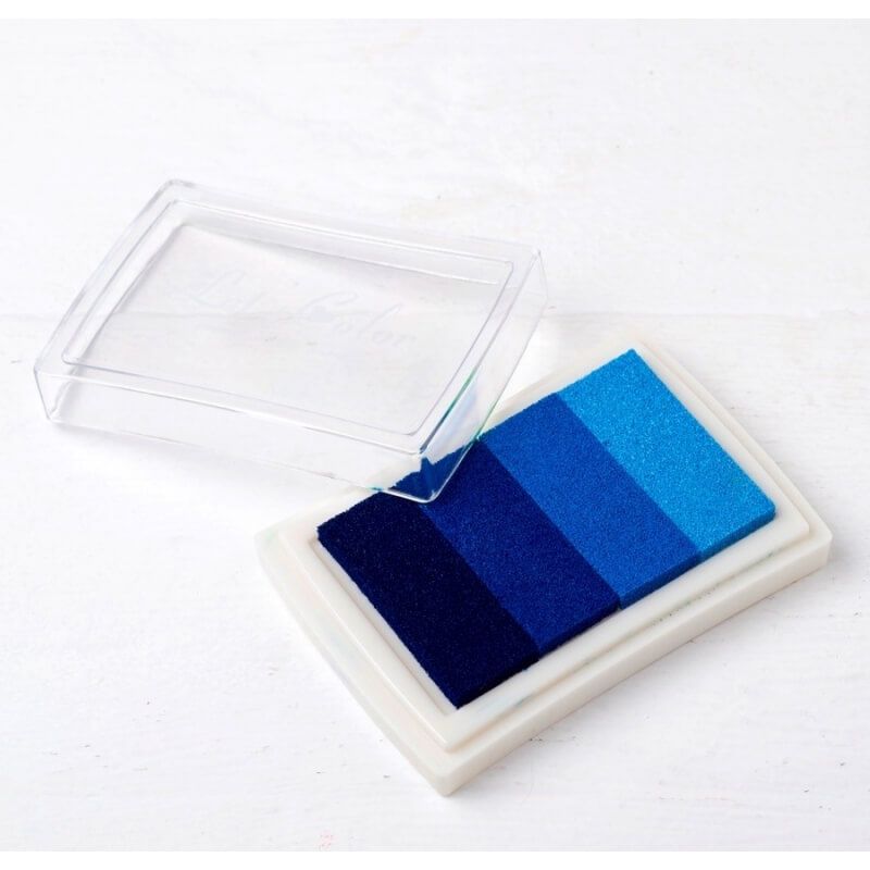 Inchiostro per impronte di colore blu