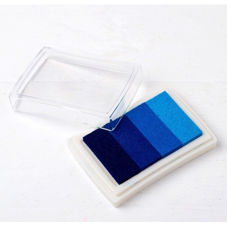 Inchiostro per impronte di colore blu