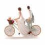 Figura Di Sposi In Bicicletta