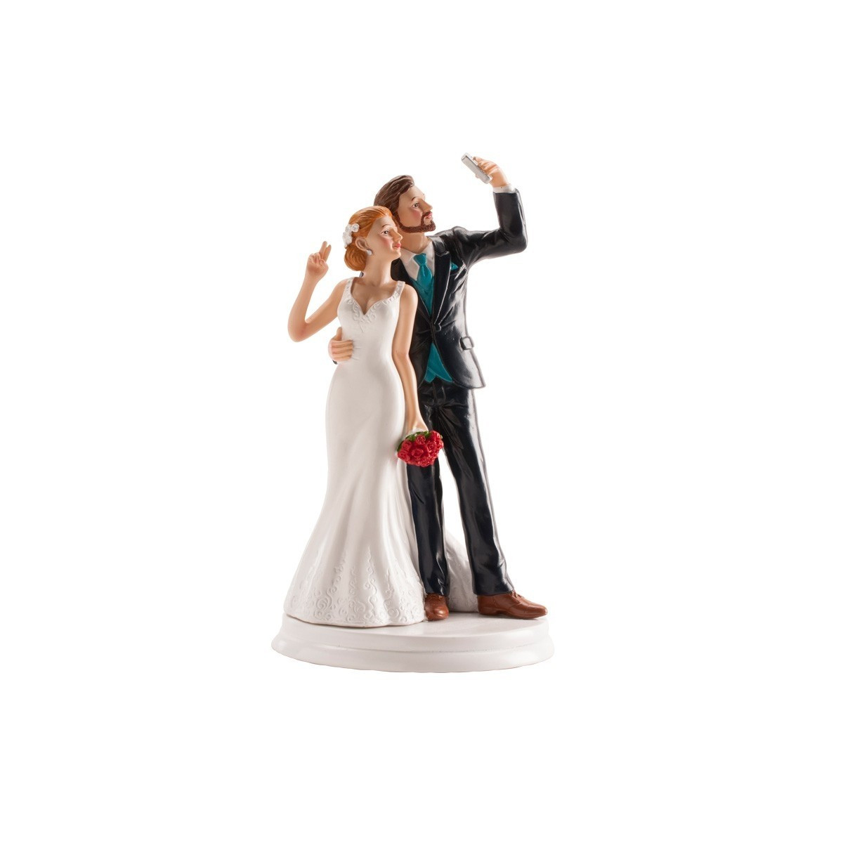 Coppia di selfie di matrimonio originali