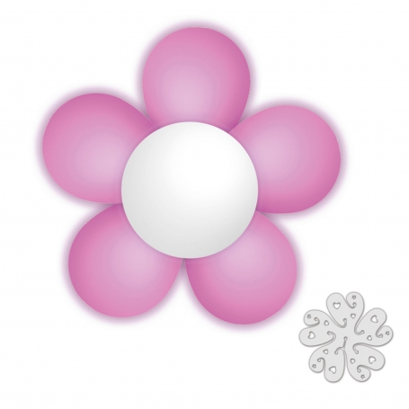 Pacchetto di fiori di palloncini rosa