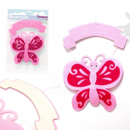 Farfallina rosa per decorazione