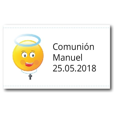 Cucitrice piccola personalizzata per comunione in scatola di cartone