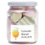 Vasetti di dolci personalizzati per la comunione