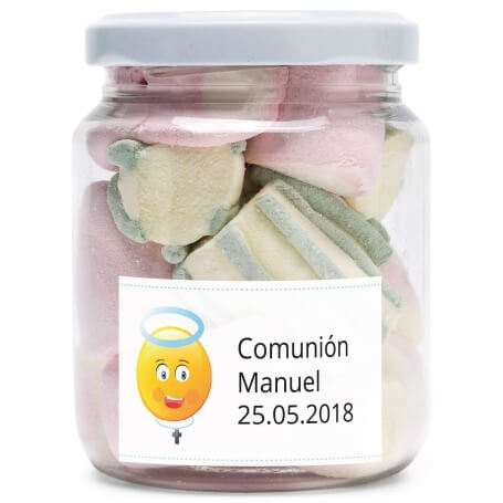 Vasetti di dolci personalizzati per la comunione