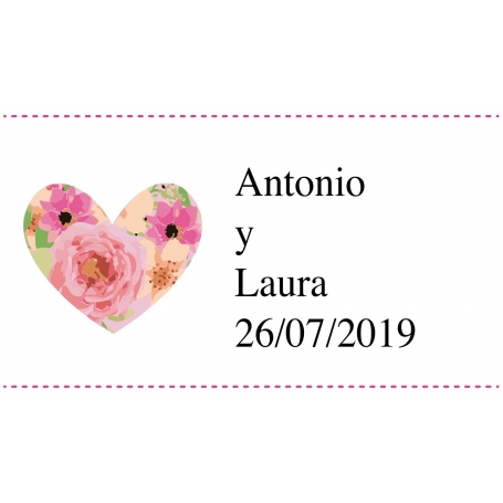 Adesivo Per Matrimoni Personalizzato
