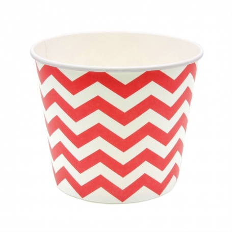 Cubo pop corn zigzag