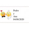 Adesivo rettangolare 5x3, adesivi matrimonio originali ed economici